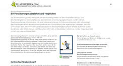 Desktop Screenshot of bu-versichern.com