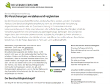 Tablet Screenshot of bu-versichern.com